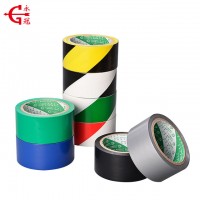 PVC Black & Yellow Striped Hazard Warning Tape